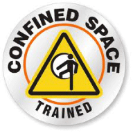 We've got our Confined Space Training certificate.