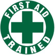 We're trained in First Aid.